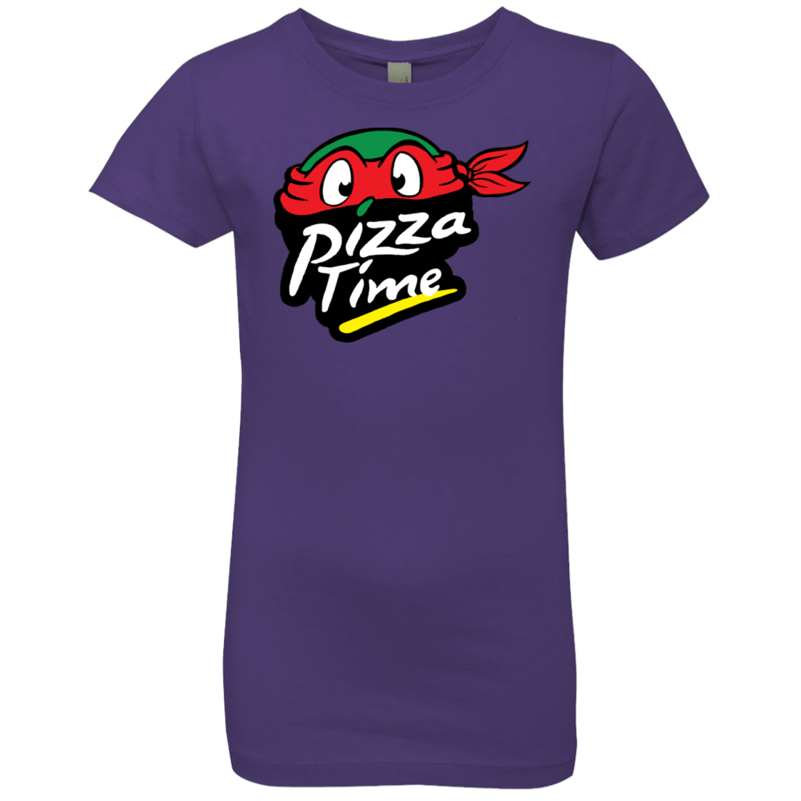T-Shirts Purple Rush / YXS Pizza Time Girls Premium T-Shirt