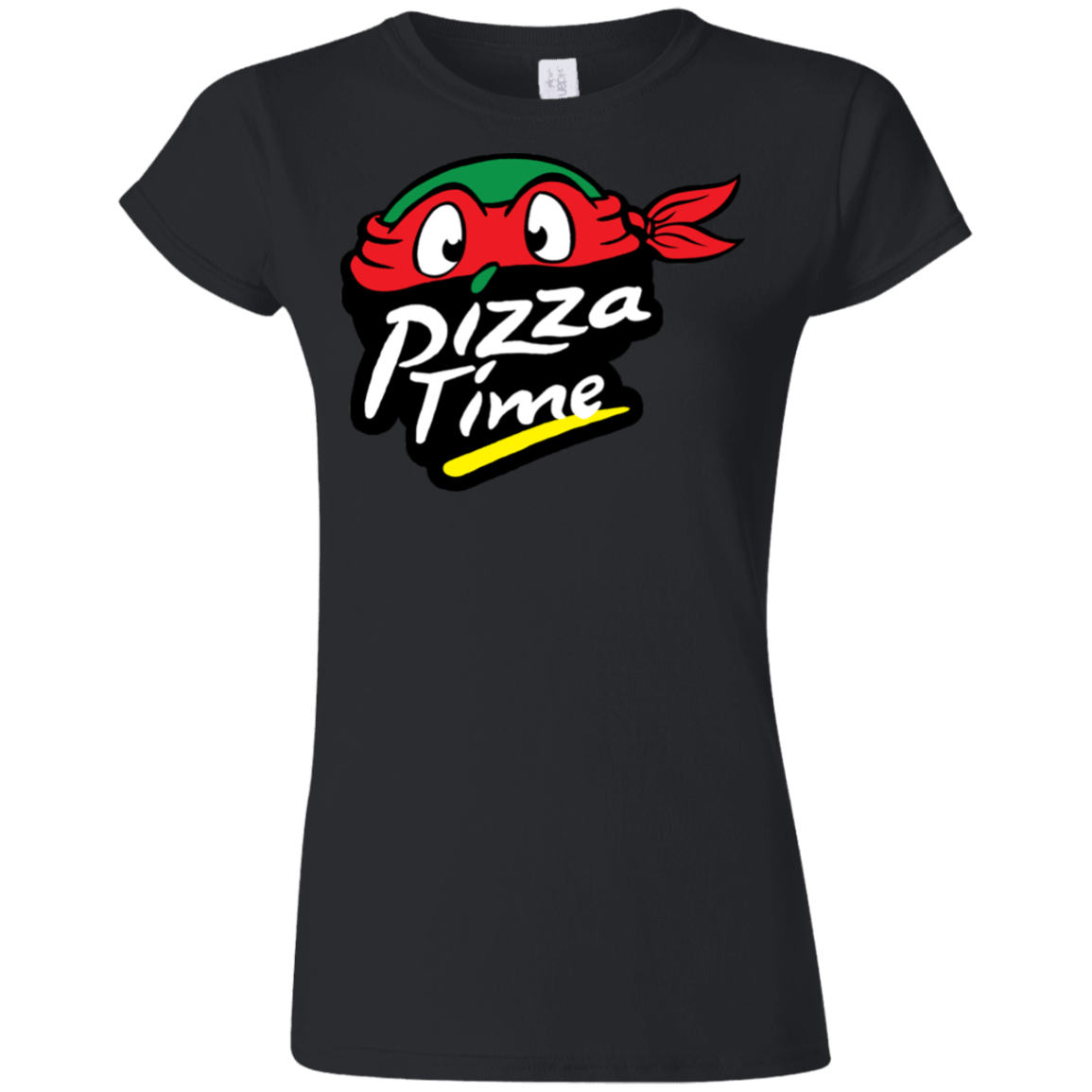 T-Shirts Black / S Pizza Time Junior Slimmer-Fit T-Shirt