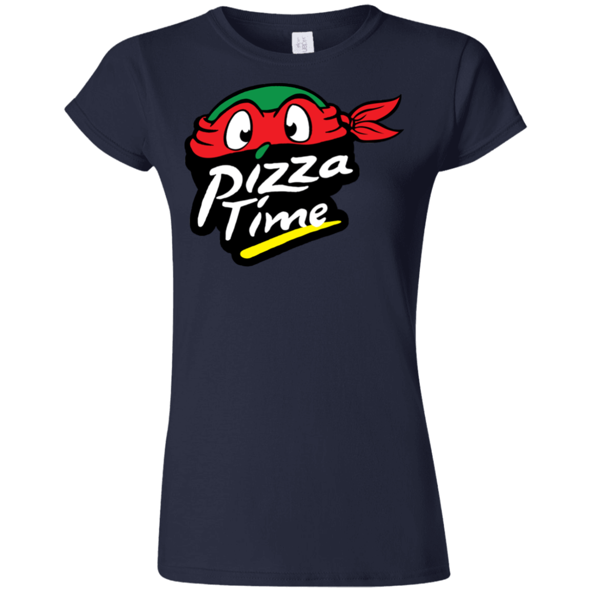 T-Shirts Navy / S Pizza Time Junior Slimmer-Fit T-Shirt