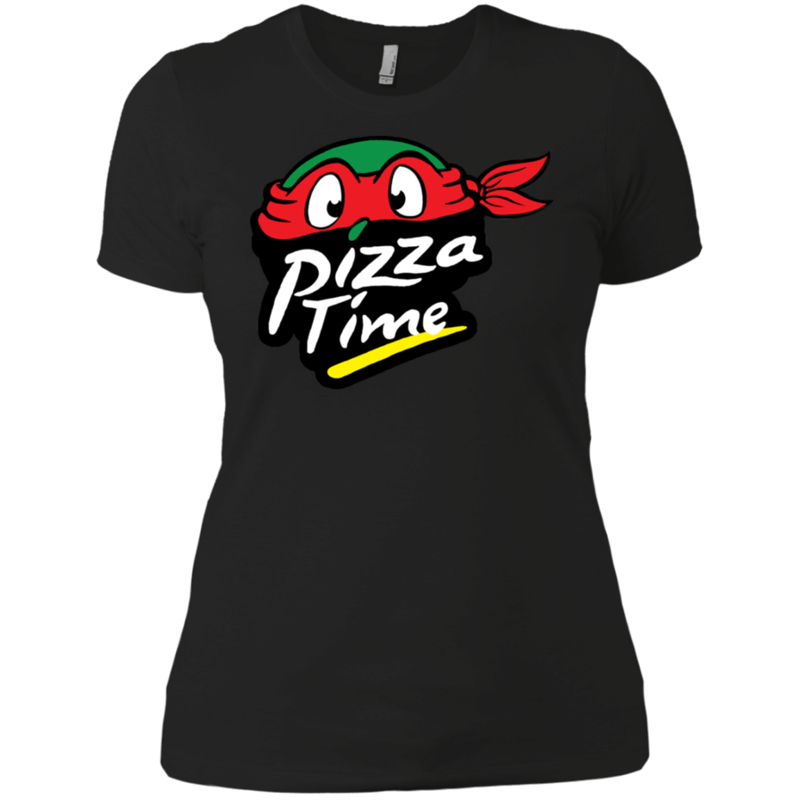 T-Shirts Black / X-Small Pizza Time Women's Premium T-Shirt