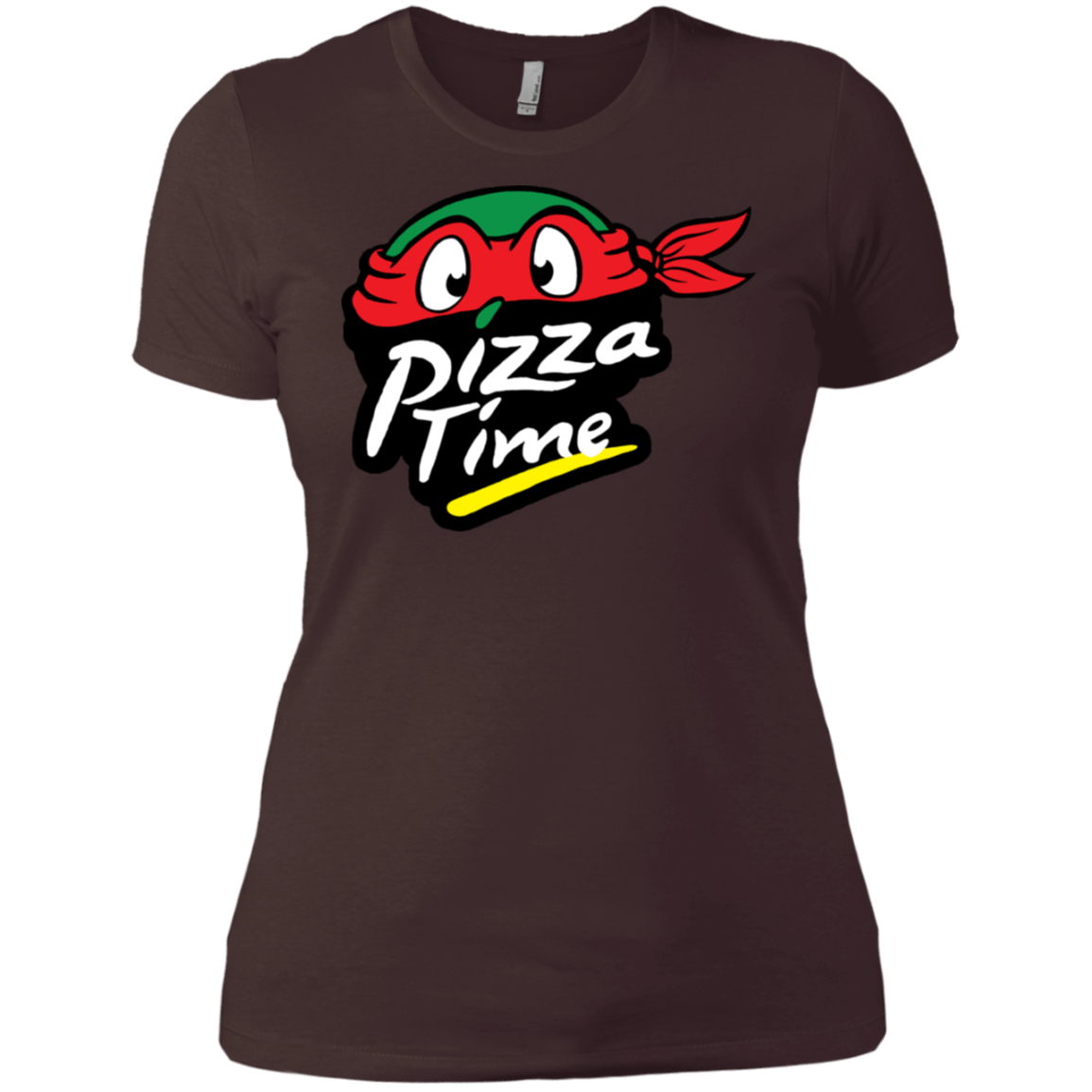 T-Shirts Dark Chocolate / X-Small Pizza Time Women's Premium T-Shirt
