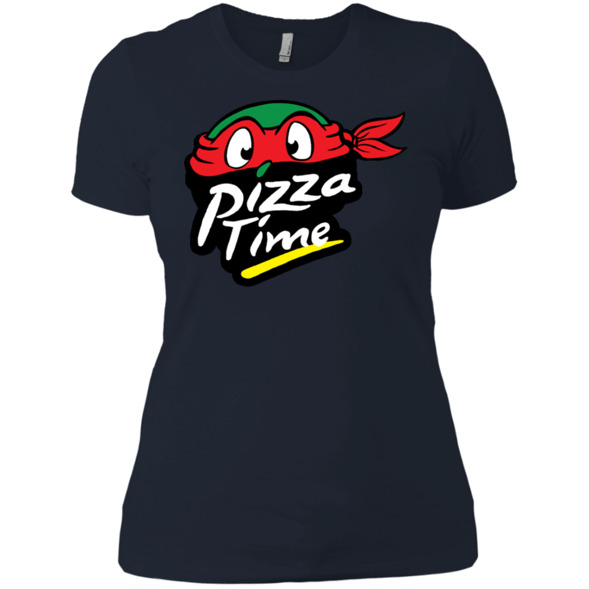 T-Shirts Midnight Navy / X-Small Pizza Time Women's Premium T-Shirt