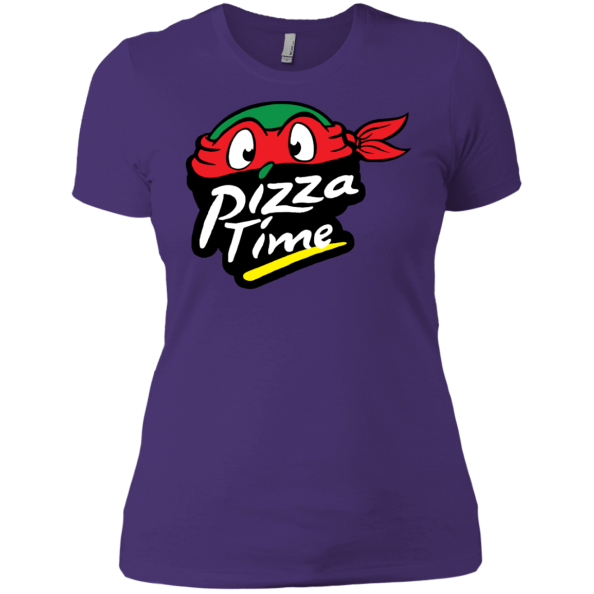 T-Shirts Purple Rush/ / X-Small Pizza Time Women's Premium T-Shirt