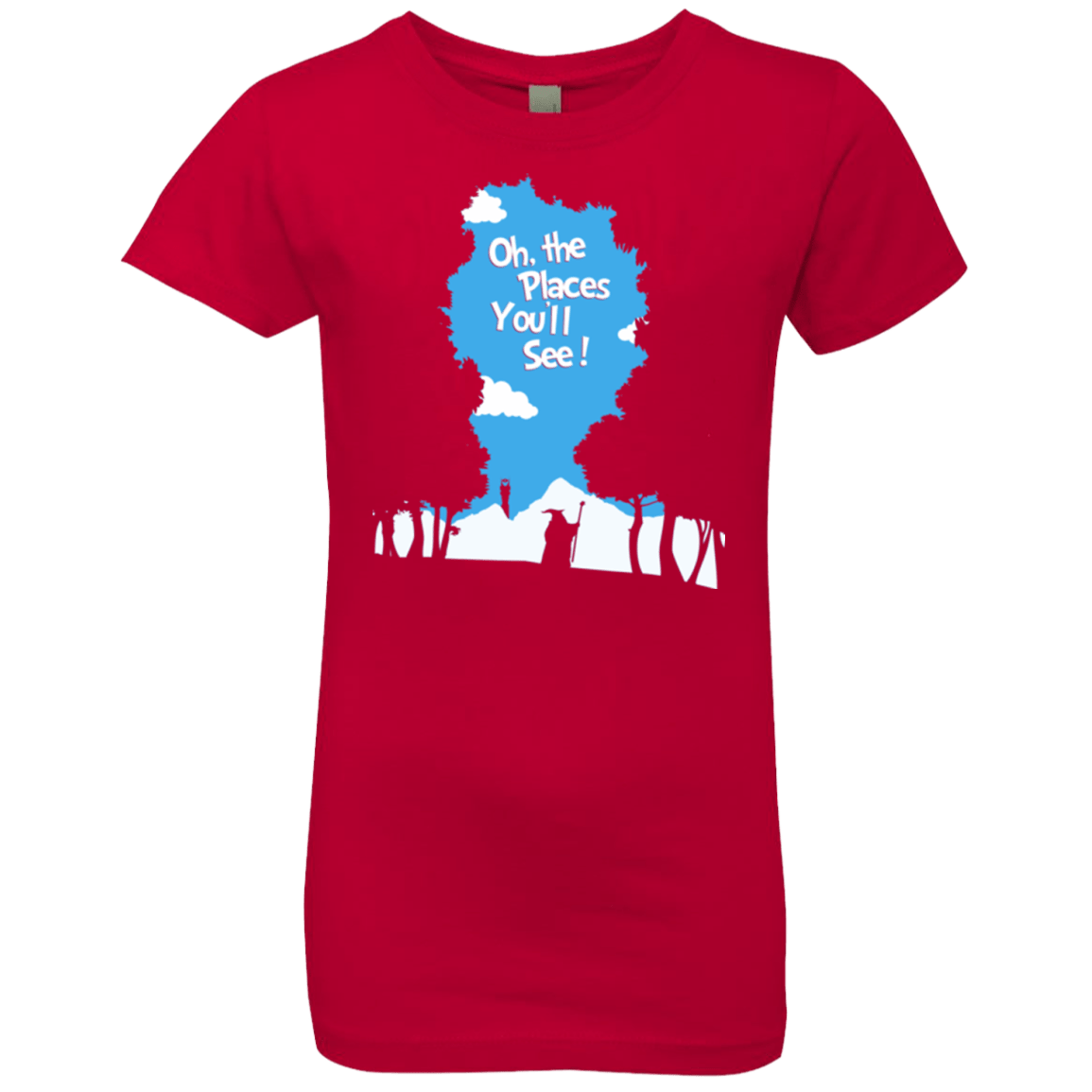 T-Shirts Red / YXS Places Youll See Girls Premium T-Shirt