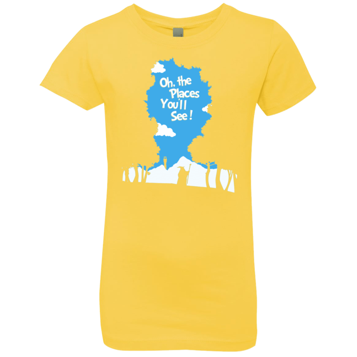 T-Shirts Vibrant Yellow / YXS Places Youll See Girls Premium T-Shirt