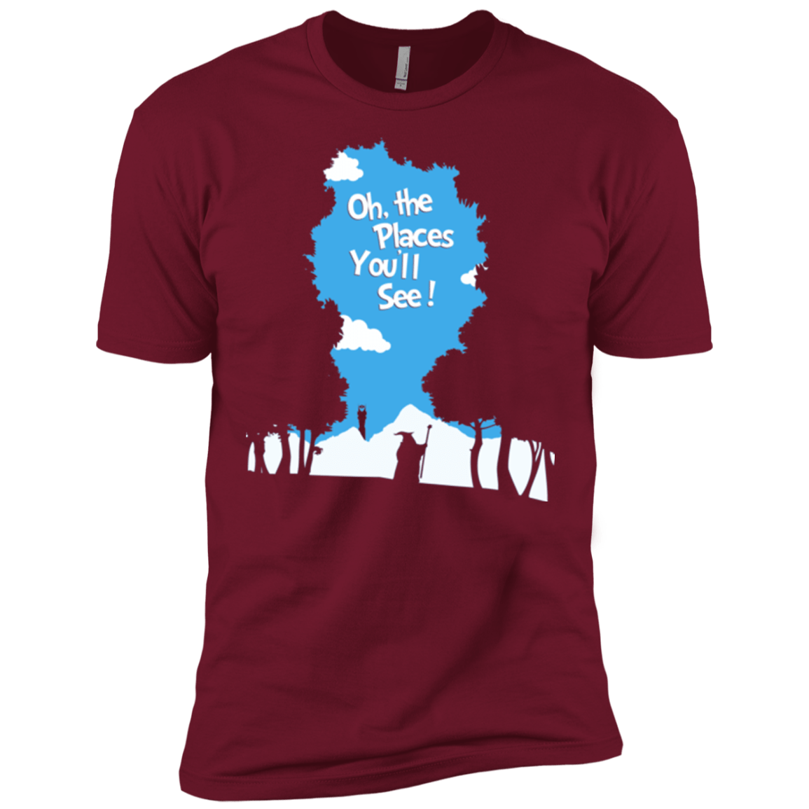 T-Shirts Cardinal / X-Small Places Youll See Men's Premium T-Shirt