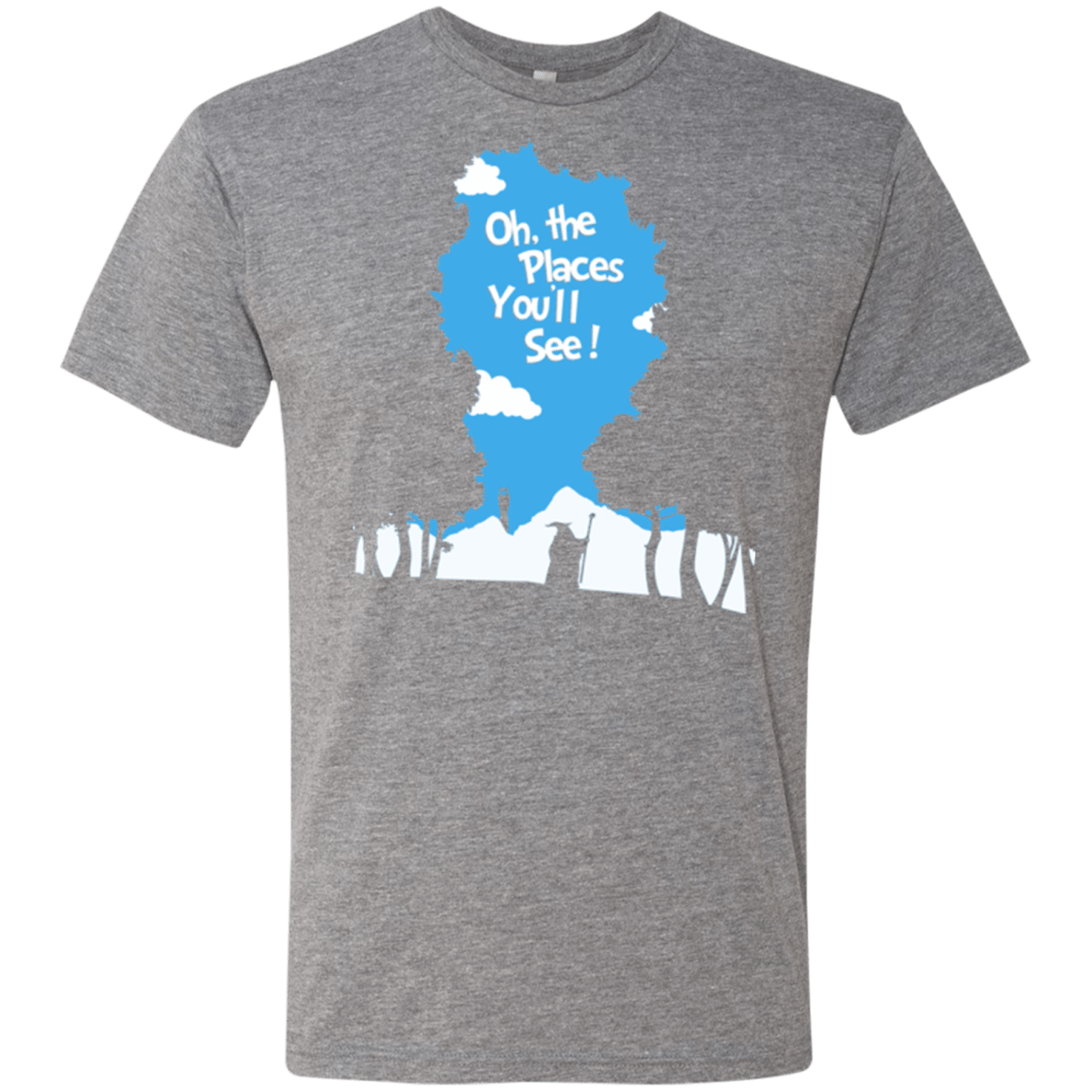T-Shirts Premium Heather / Small Places Youll See Men's Triblend T-Shirt