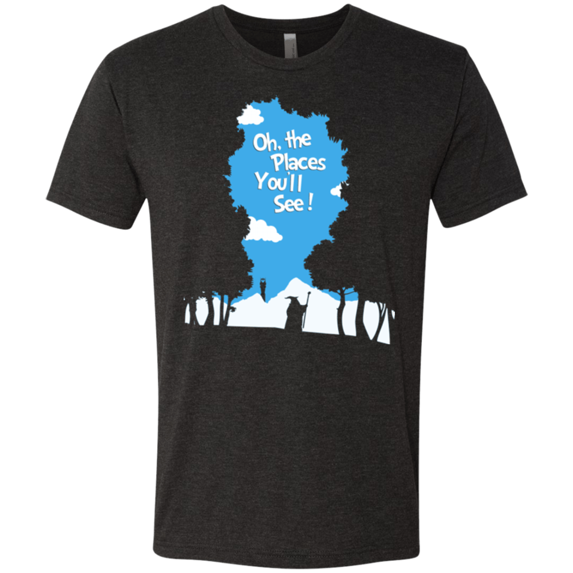 T-Shirts Vintage Black / Small Places Youll See Men's Triblend T-Shirt