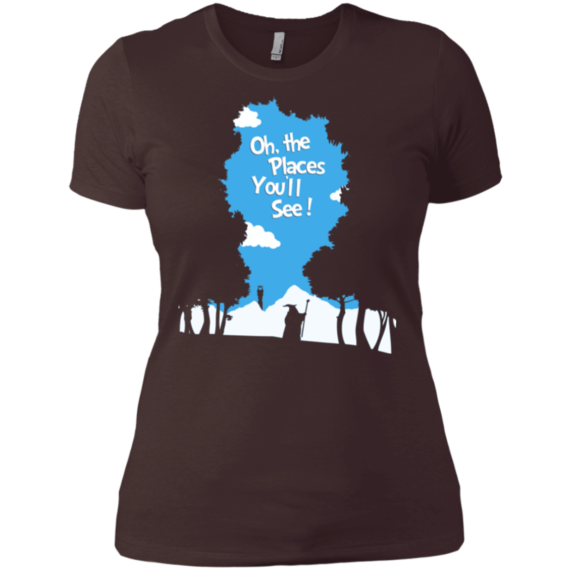 T-Shirts Dark Chocolate / X-Small Places Youll See Women's Premium T-Shirt