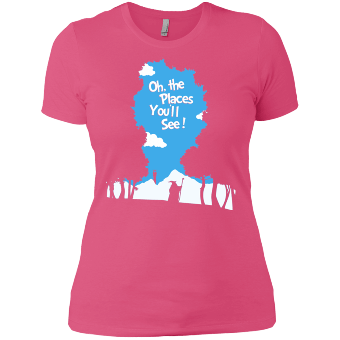 T-Shirts Hot Pink / X-Small Places Youll See Women's Premium T-Shirt