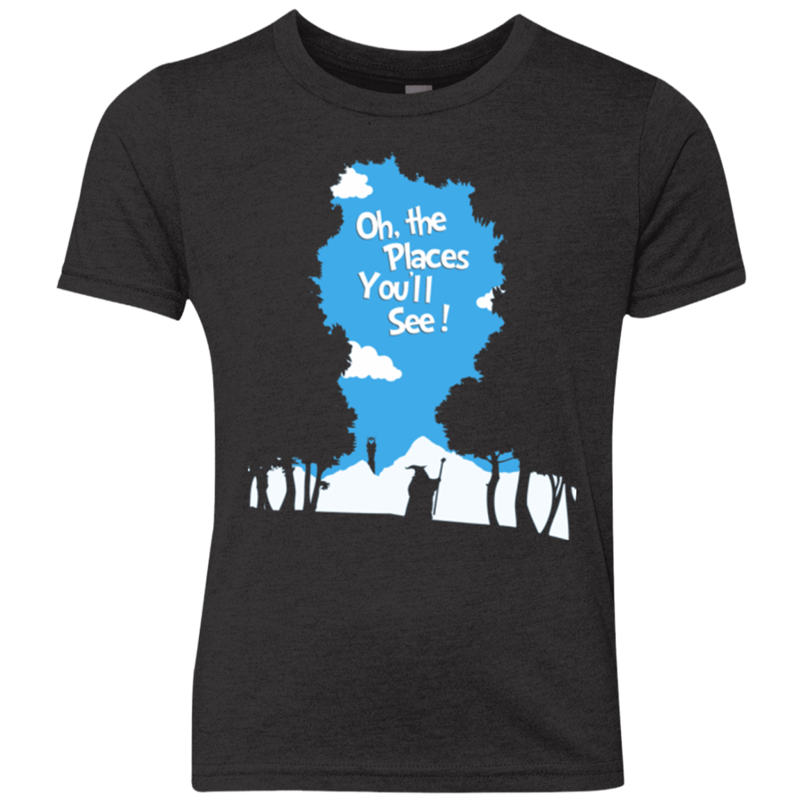 T-Shirts Vintage Black / YXS Places Youll See Youth Triblend T-Shirt