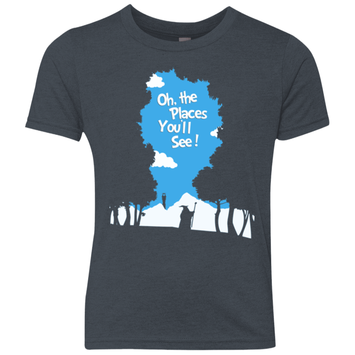 T-Shirts Vintage Navy / YXS Places Youll See Youth Triblend T-Shirt