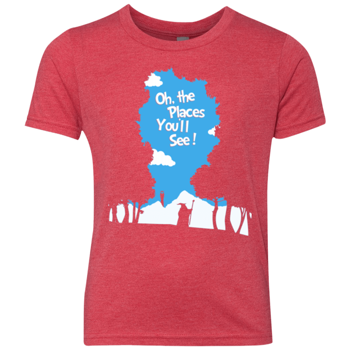 T-Shirts Vintage Red / YXS Places Youll See Youth Triblend T-Shirt