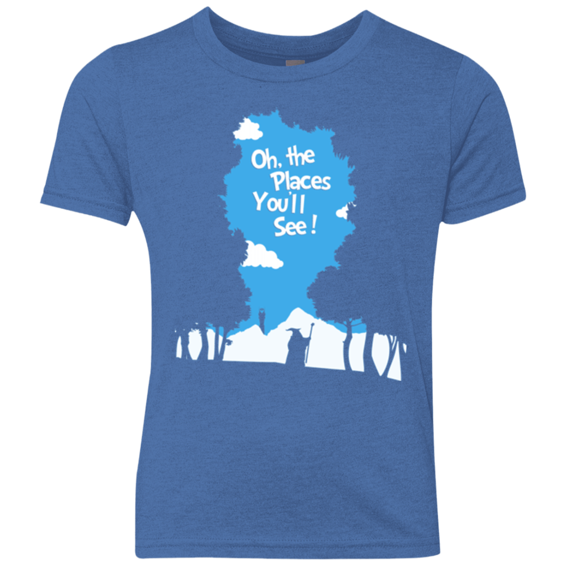 T-Shirts Vintage Royal / YXS Places Youll See Youth Triblend T-Shirt