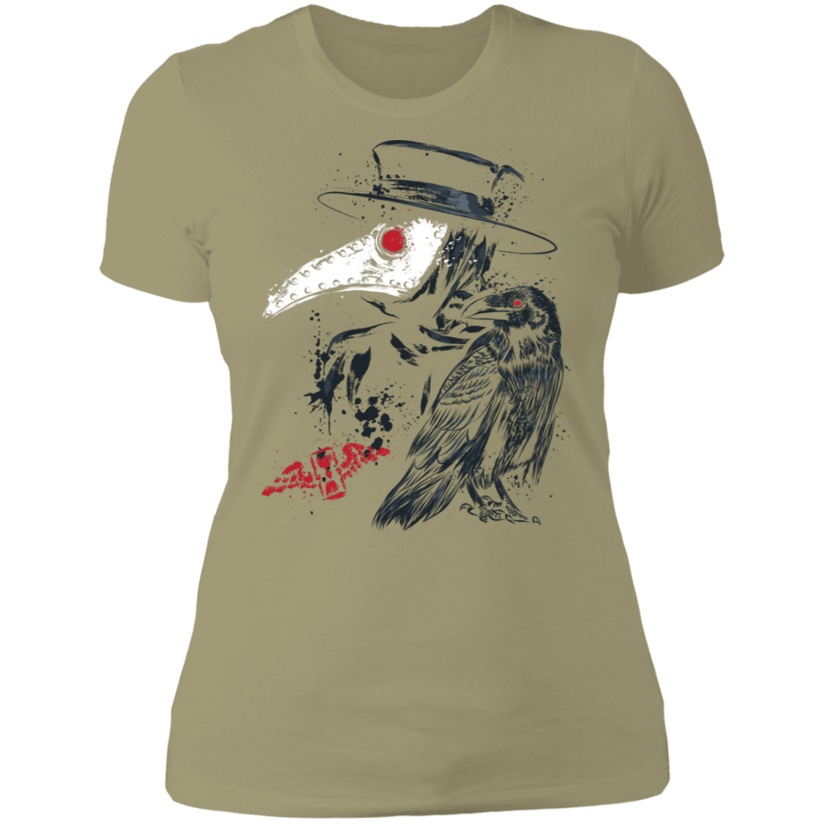 T-Shirts Light Olive / S Plague Doctor Women's Premium T-Shirt
