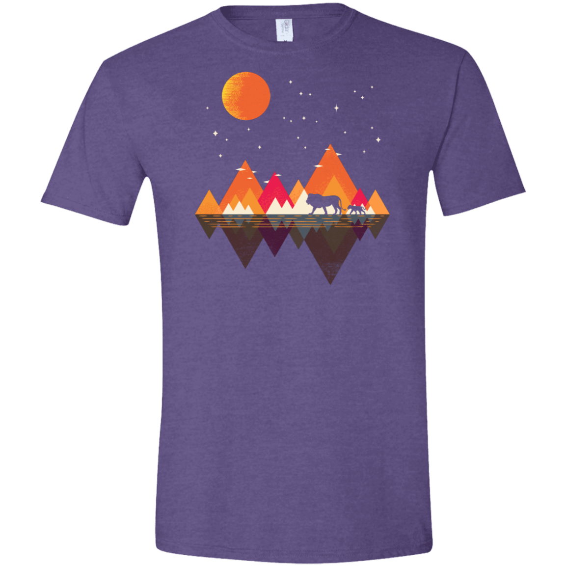 T-Shirts Heather Purple / S Plains of Africa Men's Semi-Fitted Softstyle