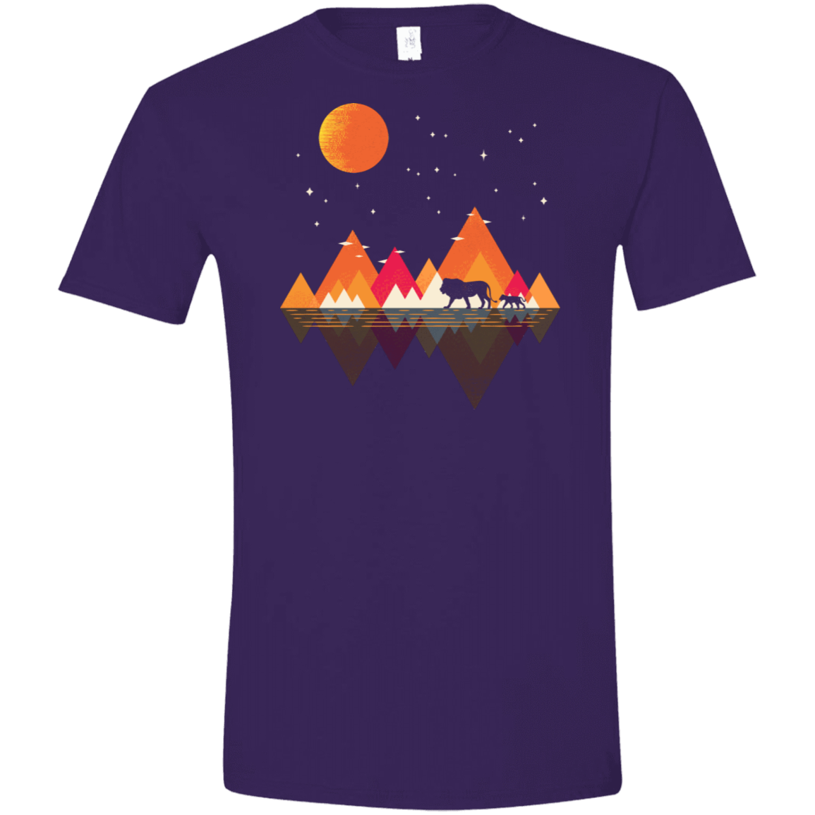 T-Shirts Purple / S Plains of Africa Men's Semi-Fitted Softstyle