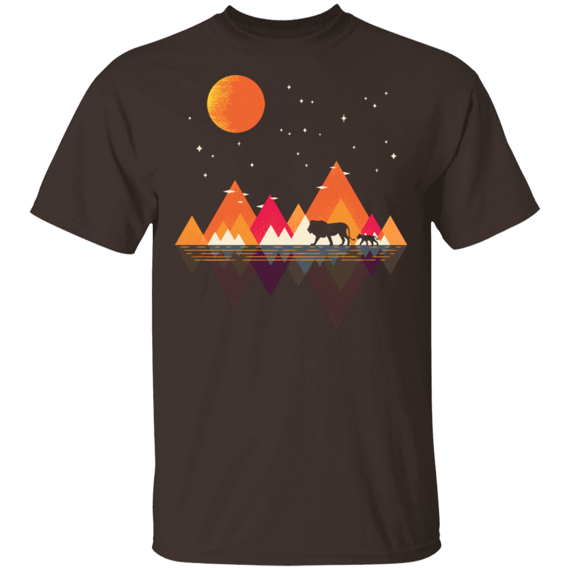 T-Shirts Dark Chocolate / S Plains of Africa T-Shirt