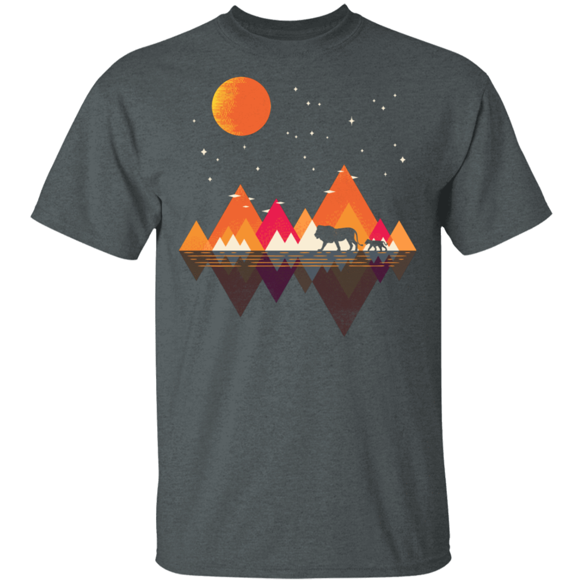 T-Shirts Dark Heather / S Plains of Africa T-Shirt