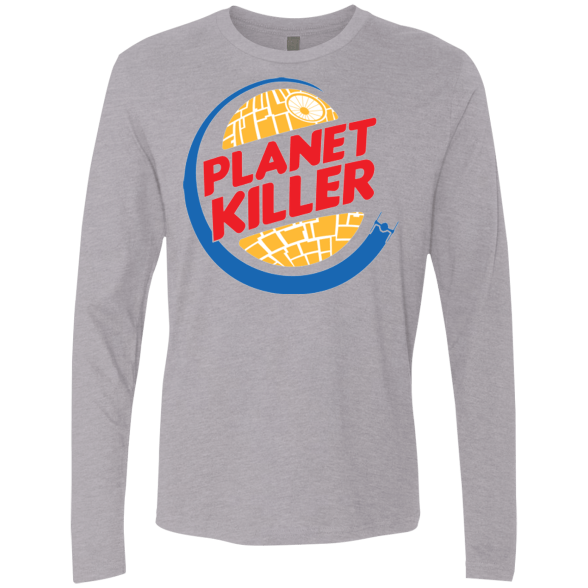 T-Shirts Heather Grey / Small Planet Killer Men's Premium Long Sleeve