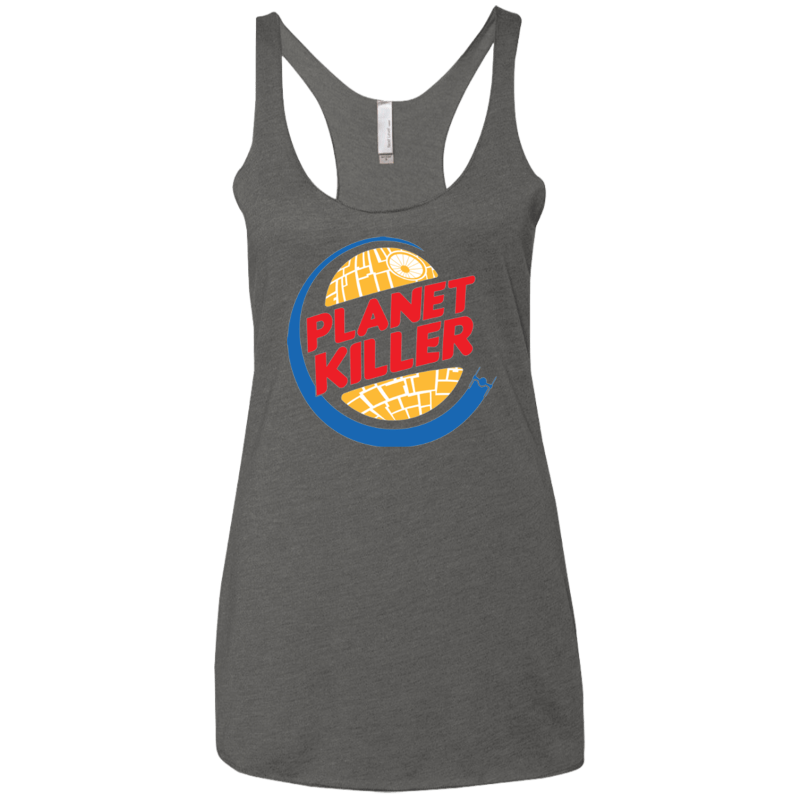 T-Shirts Premium Heather / X-Small Planet Killer Women's Triblend Racerback Tank