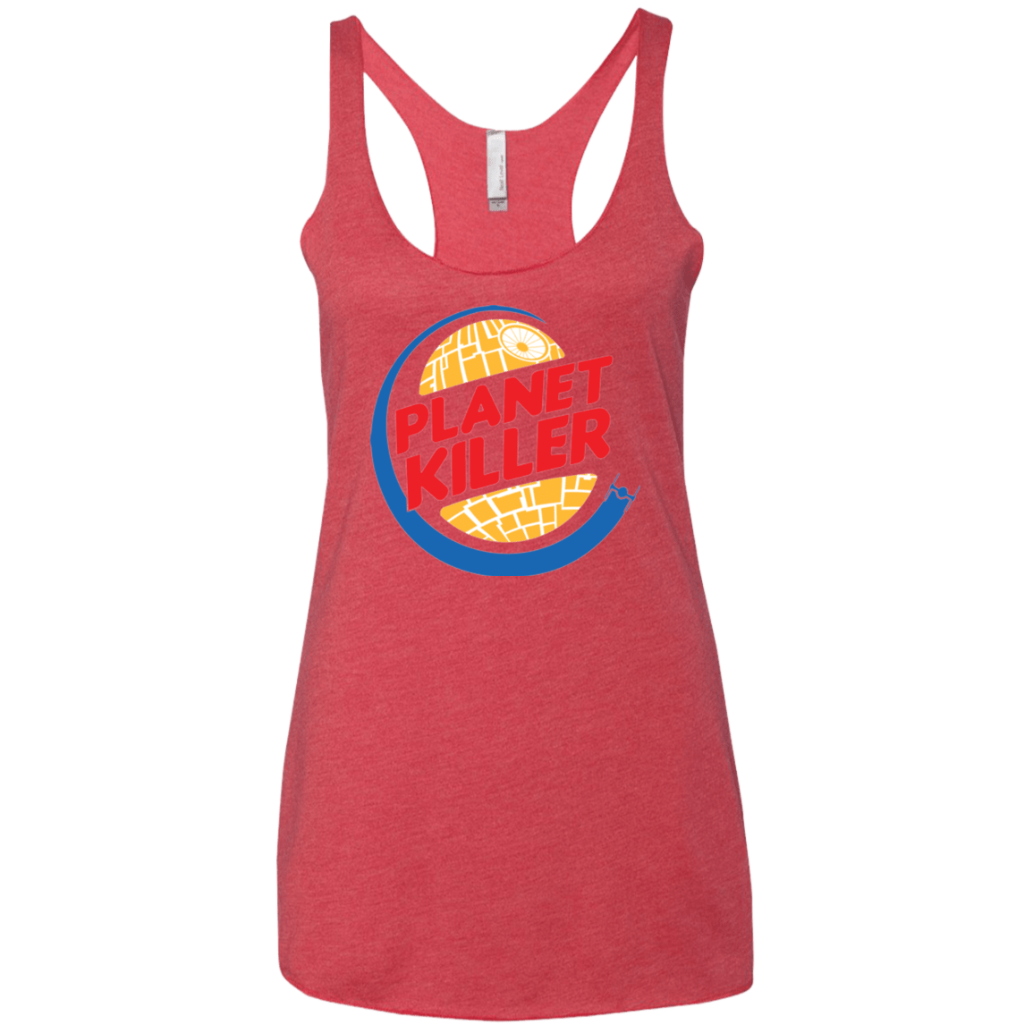 T-Shirts Vintage Red / X-Small Planet Killer Women's Triblend Racerback Tank