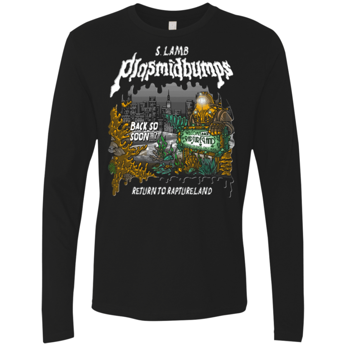 T-Shirts Black / Small Plasmidbumps Return Men's Premium Long Sleeve