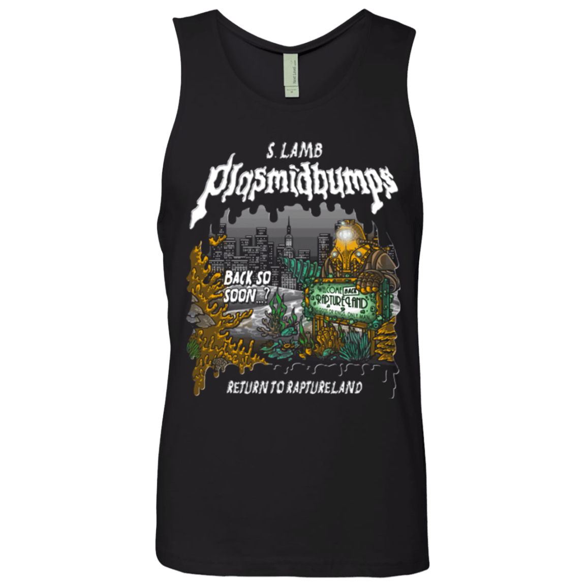 T-Shirts Black / Small Plasmidbumps Return Men's Premium Tank Top