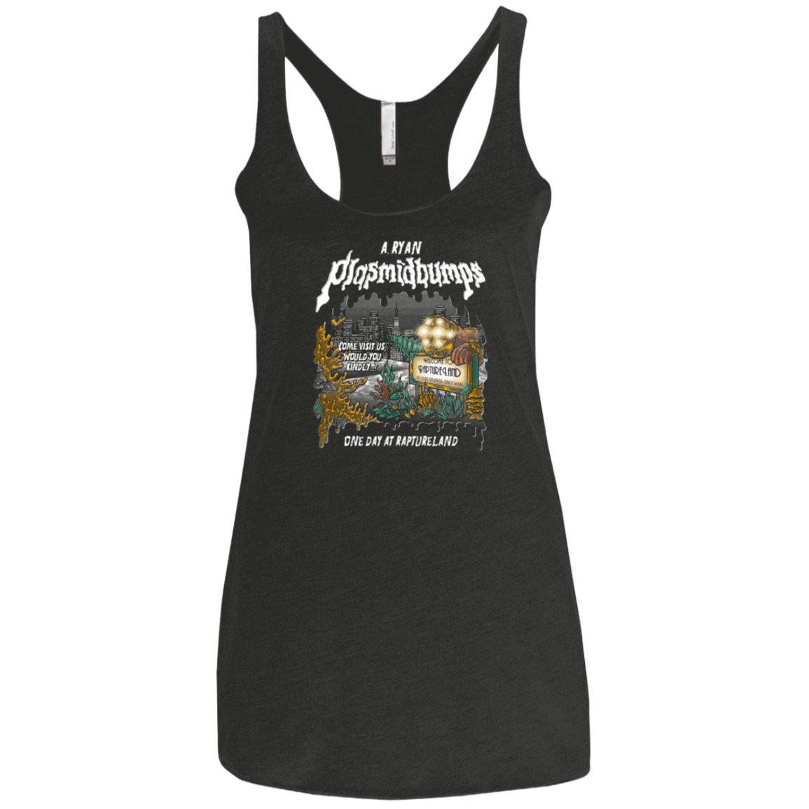 T-Shirts Vintage Black / X-Small Plasmidbumps Women's Triblend Racerback Tank