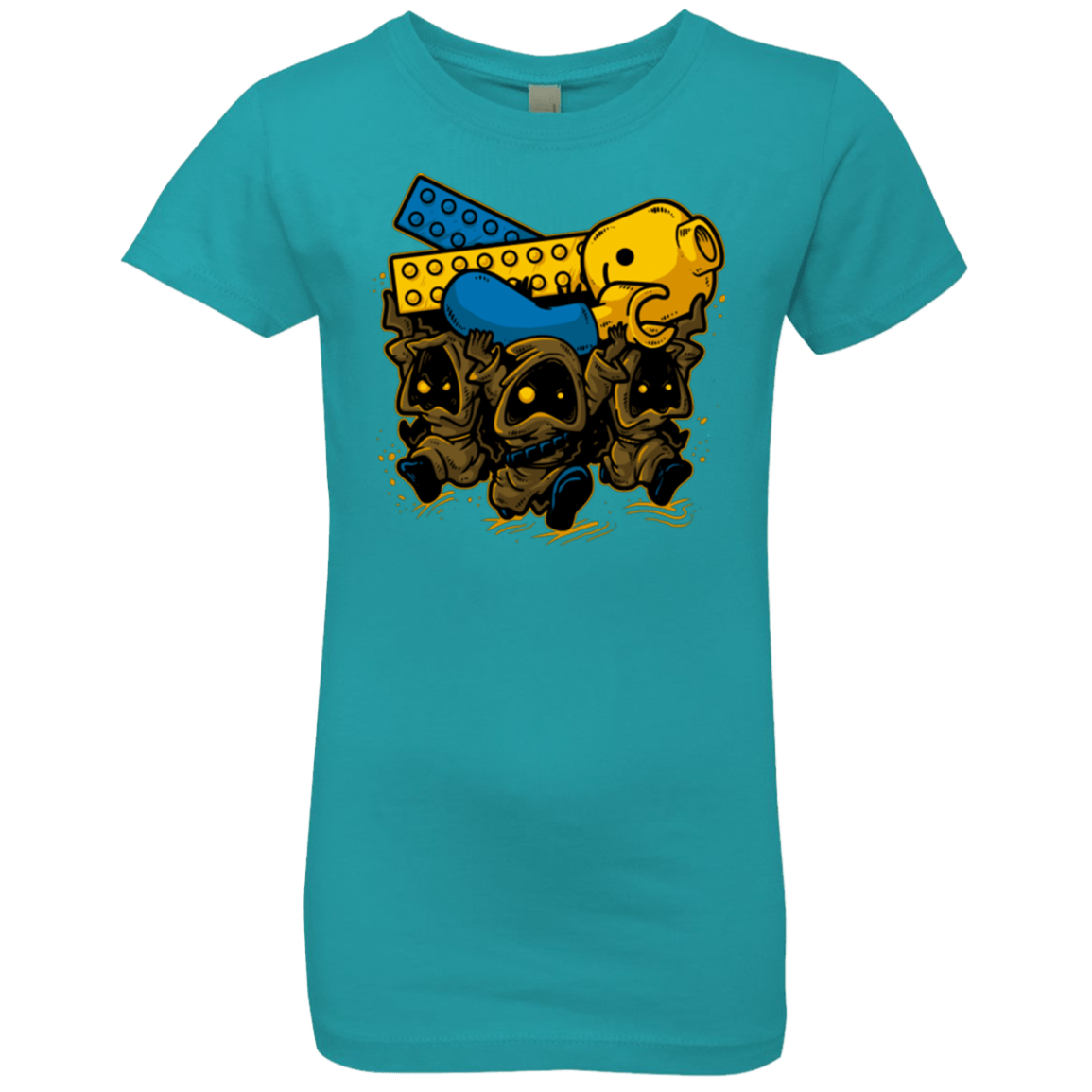 T-Shirts Tahiti Blue / YXS PLASTIC DEBRIS Girls Premium T-Shirt