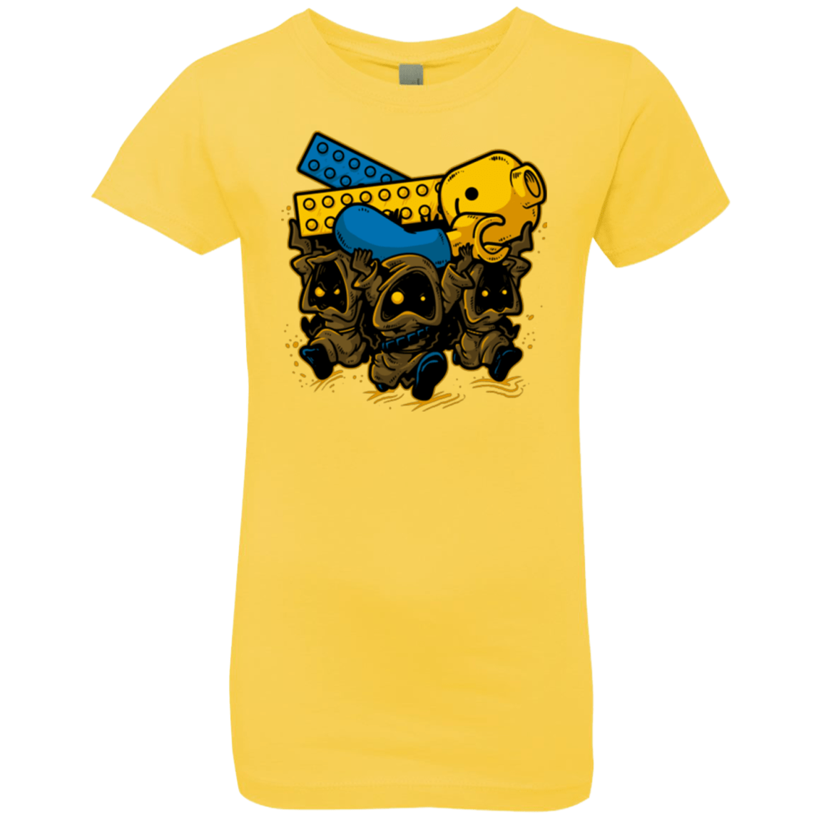 T-Shirts Vibrant Yellow / YXS PLASTIC DEBRIS Girls Premium T-Shirt