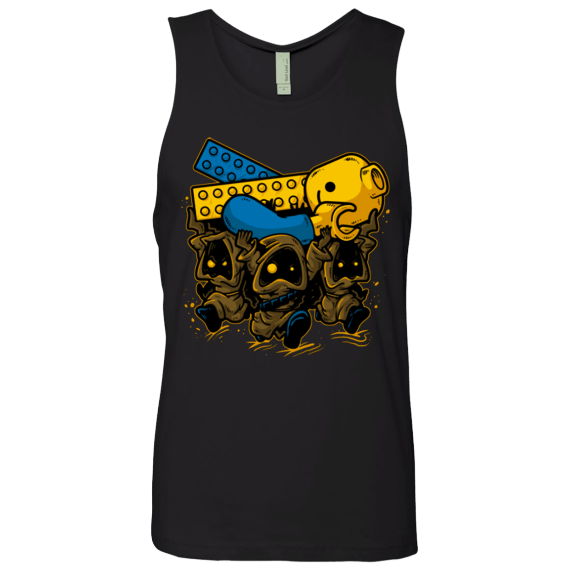 T-Shirts Black / Small PLASTIC DEBRIS Men's Premium Tank Top