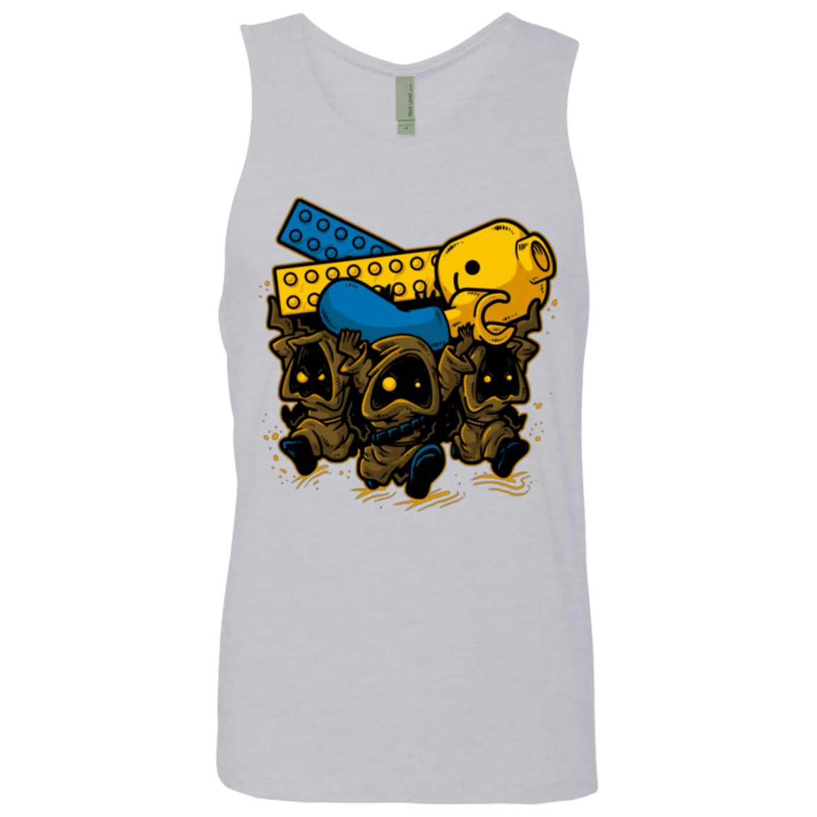 T-Shirts Heather Grey / Small PLASTIC DEBRIS Men's Premium Tank Top