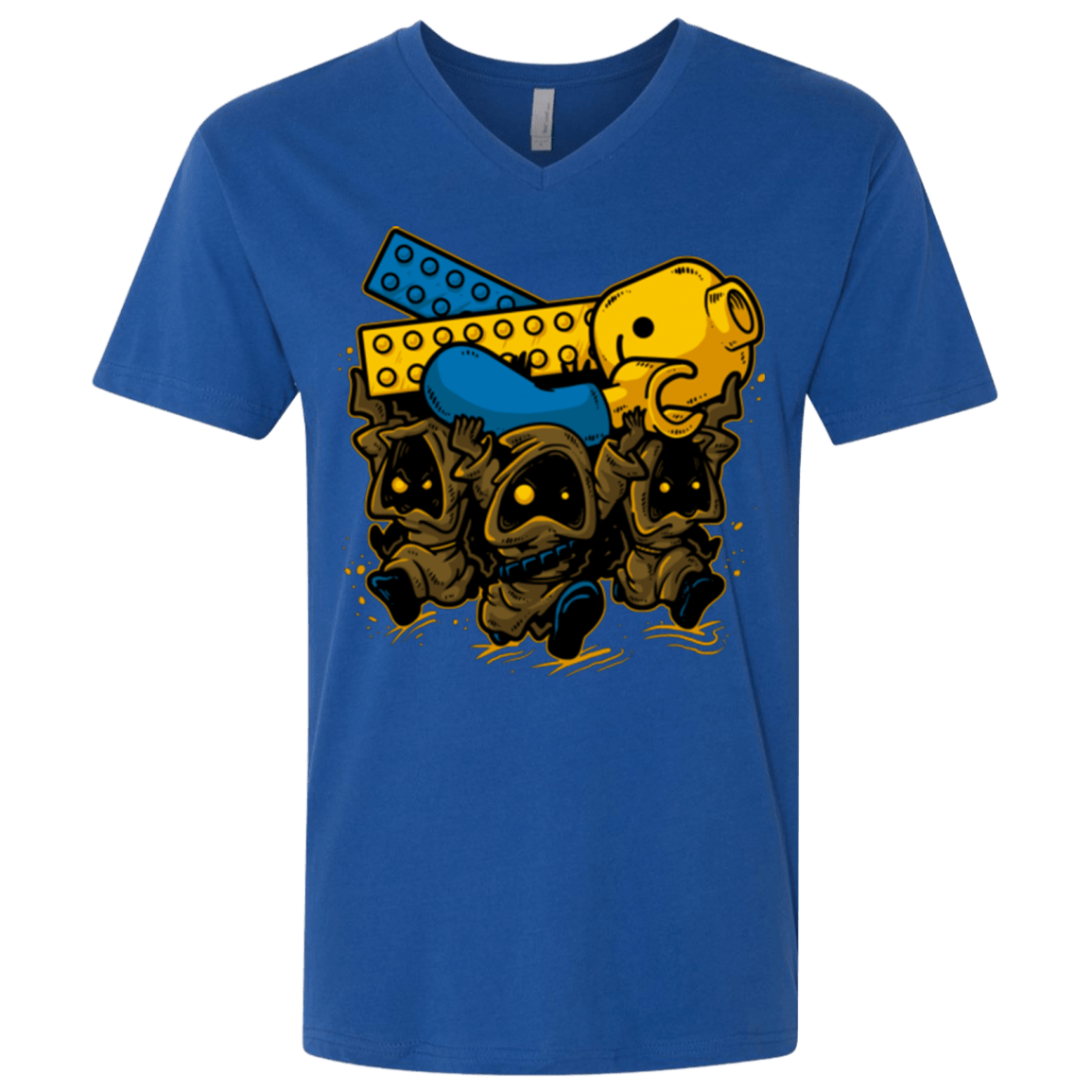 PLASTIC DEBRIS Men's Premium V-Neck