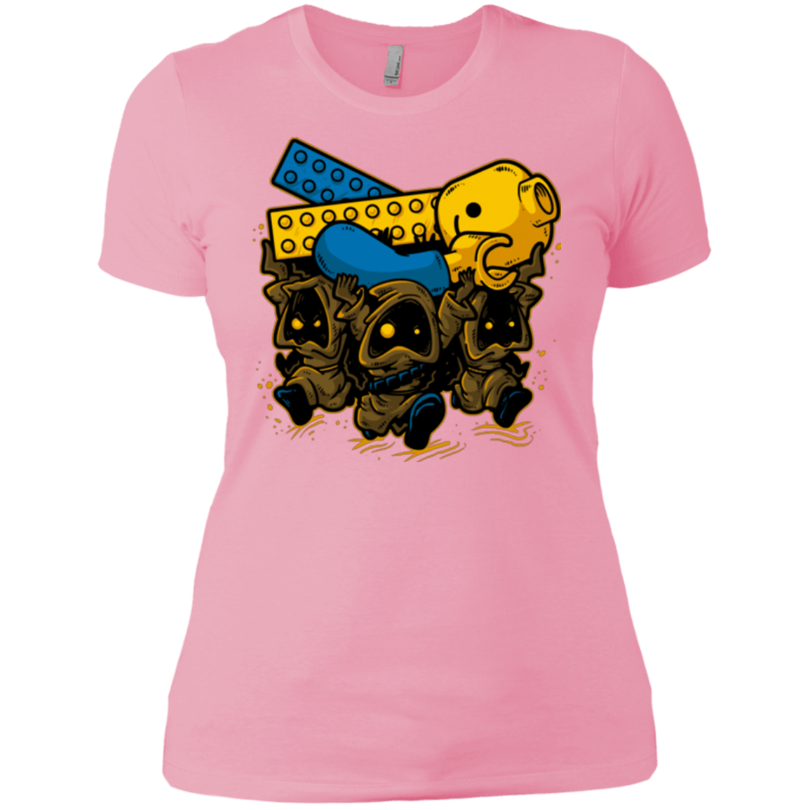 T-Shirts Light Pink / X-Small PLASTIC DEBRIS Women's Premium T-Shirt