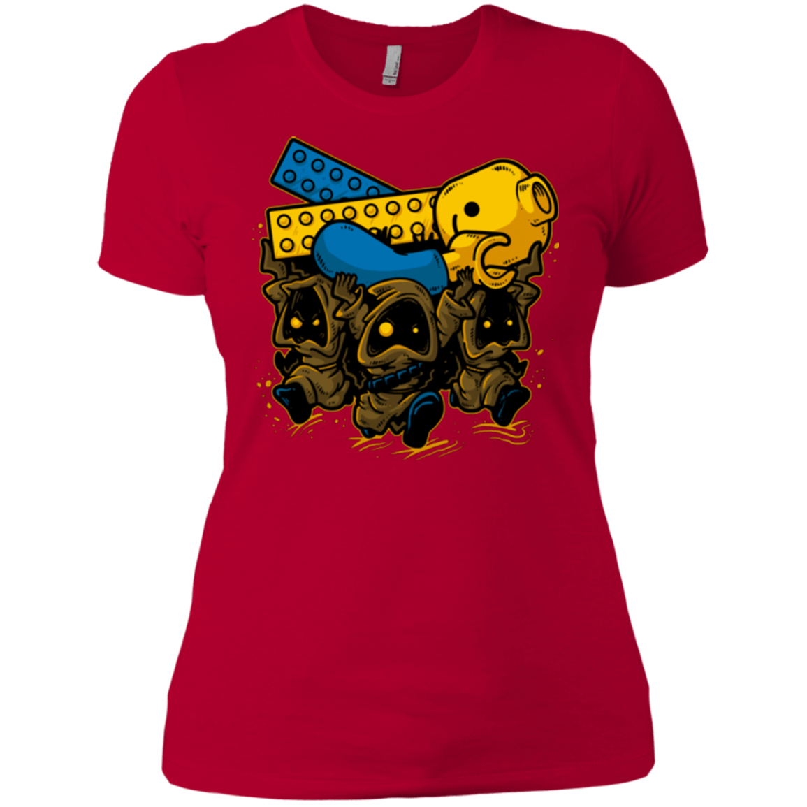 T-Shirts Red / X-Small PLASTIC DEBRIS Women's Premium T-Shirt