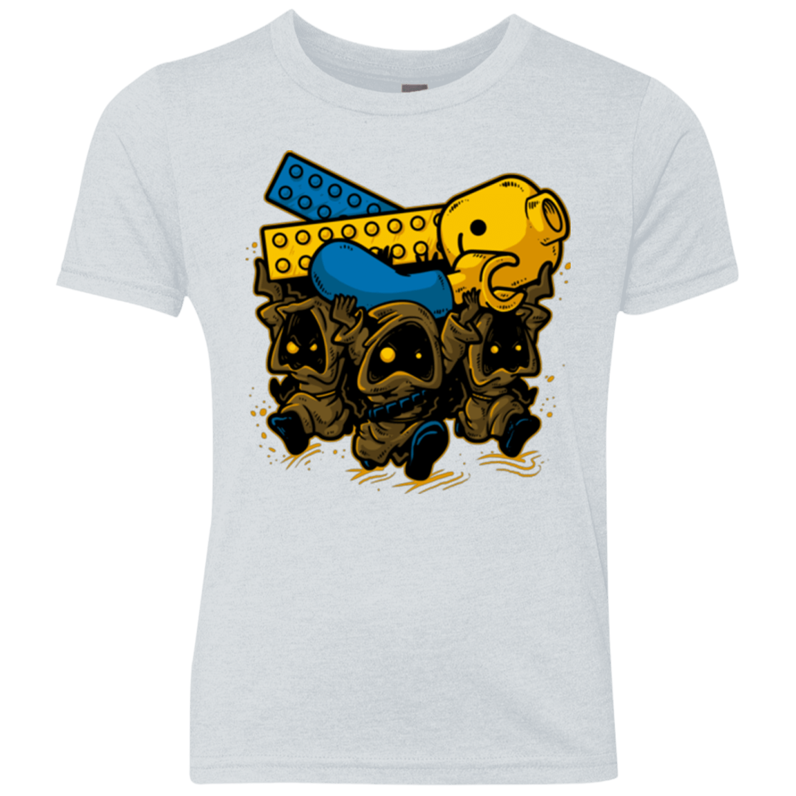 T-Shirts Heather White / YXS PLASTIC DEBRIS Youth Triblend T-Shirt