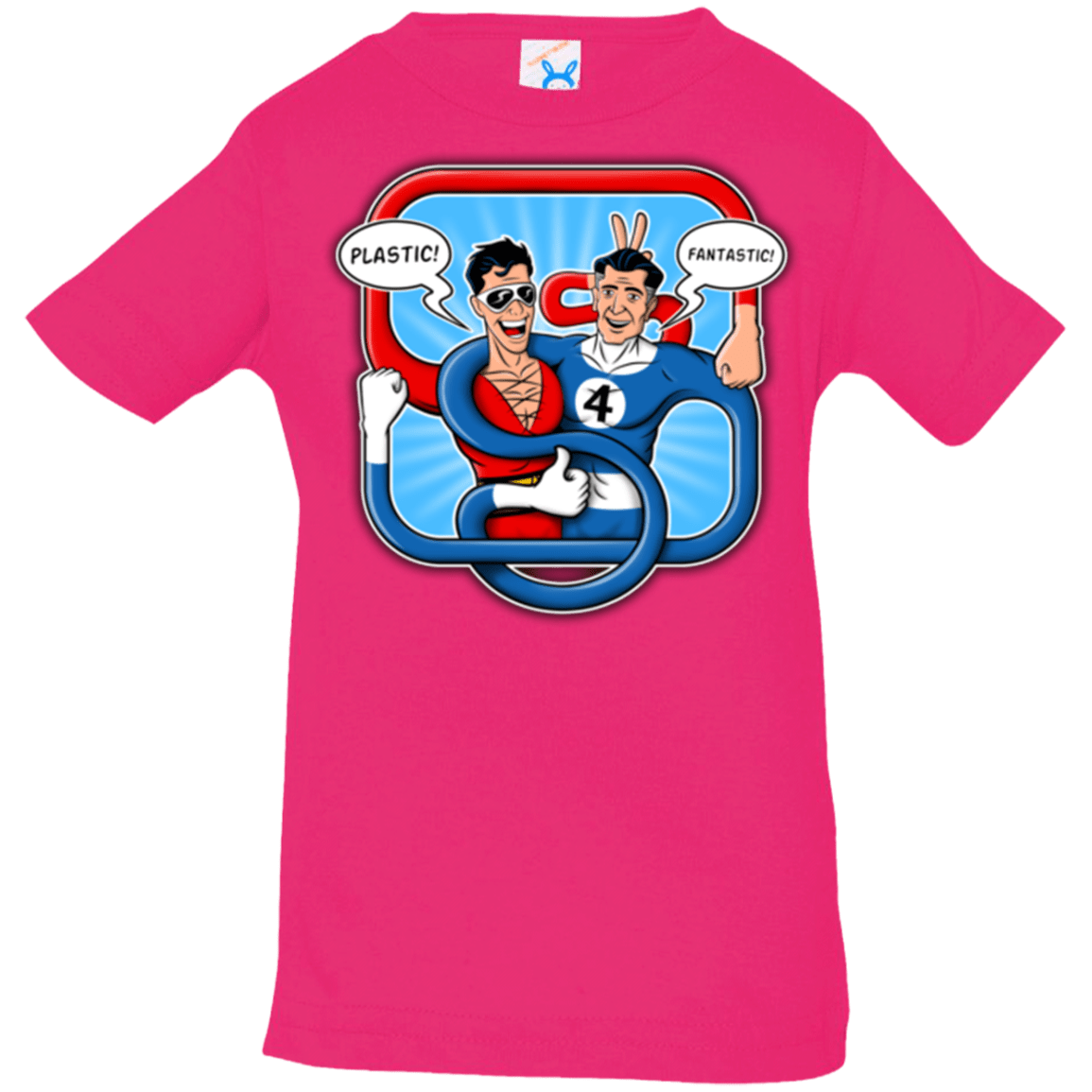 T-Shirts Hot Pink / 6 Months Plastic Fantastic Infant PremiumT-Shirt