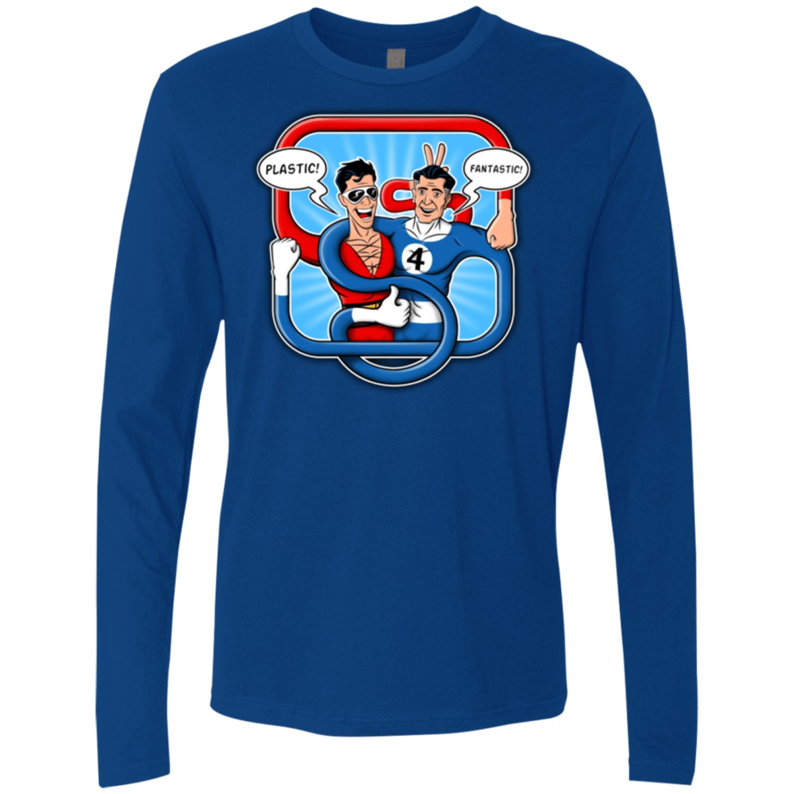 T-Shirts Royal / Small Plastic Fantastic Men's Premium Long Sleeve
