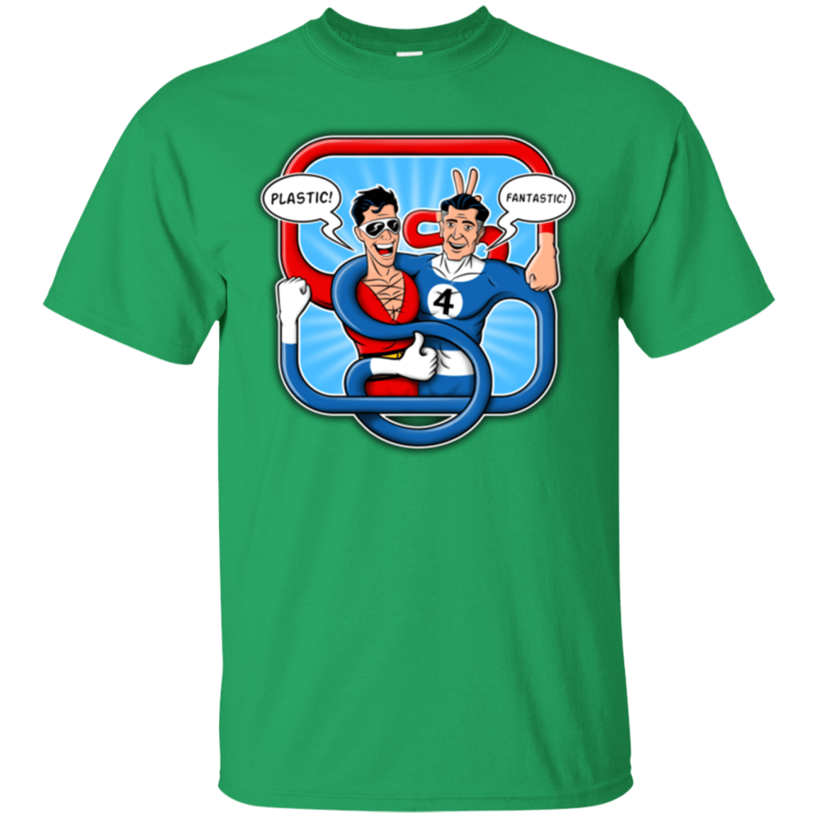 T-Shirts Irish Green / Small Plastic Fantastic T-Shirt