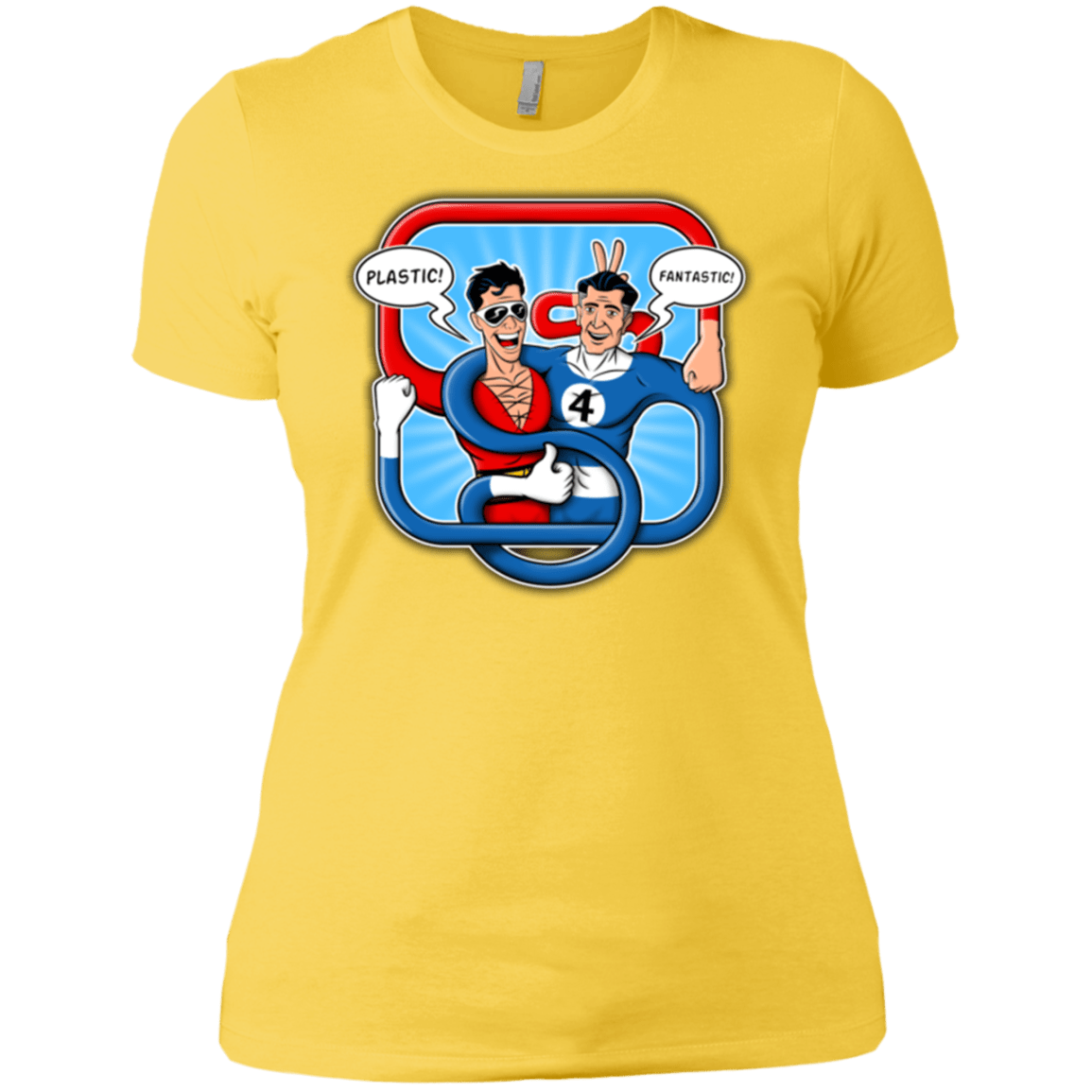 T-Shirts Vibrant Yellow / X-Small Plastic Fantastic Women's Premium T-Shirt