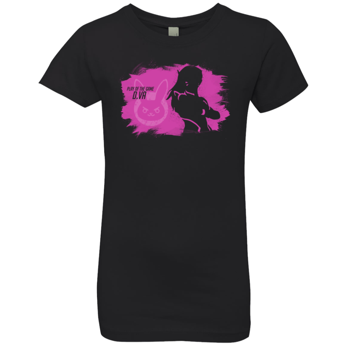 T-Shirts Black / YXS Play of the Game Dva Girls Premium T-Shirt
