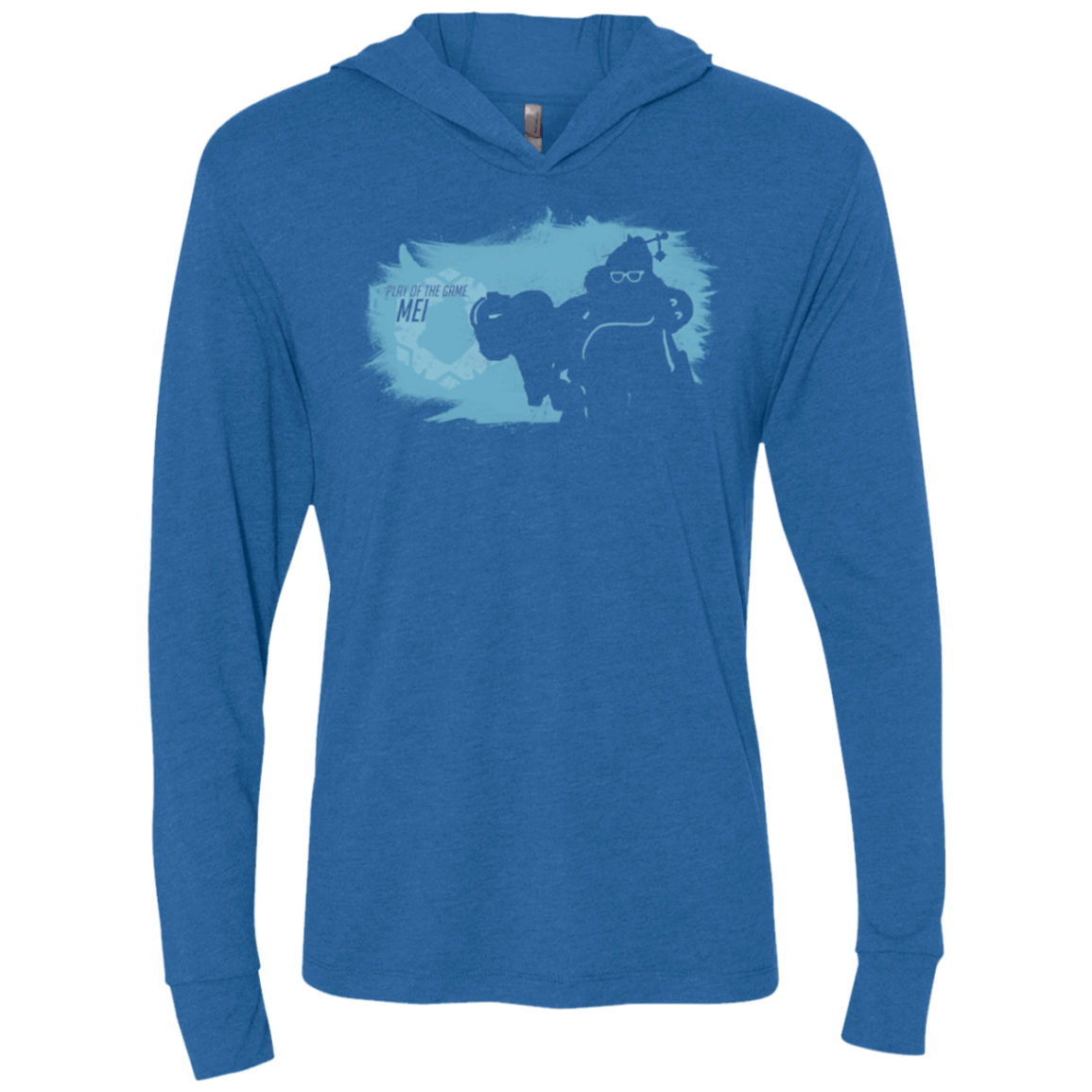 T-Shirts Vintage Royal / X-Small Play of the Game Mei2 Triblend Long Sleeve Hoodie Tee