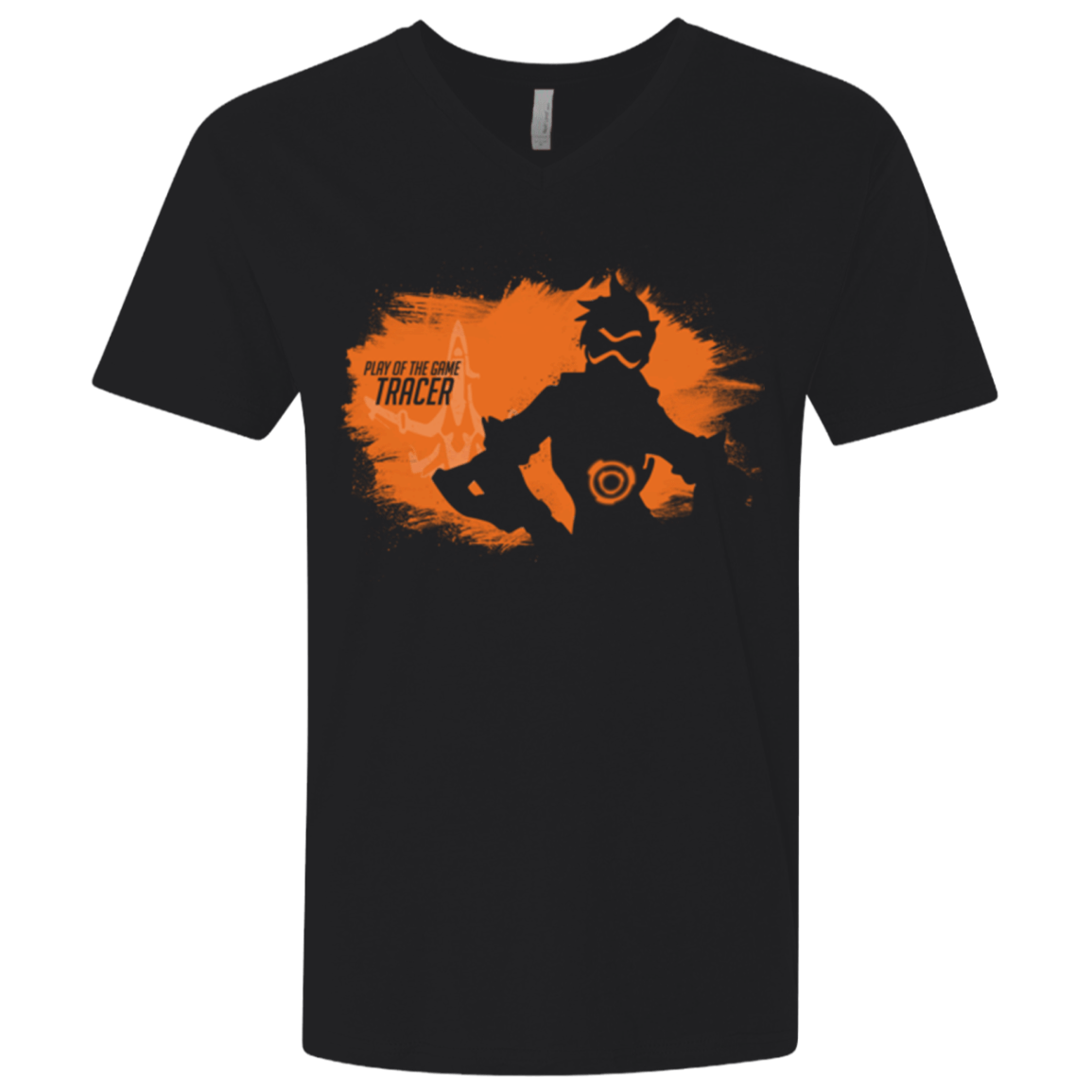 T-Shirts Black / X-Small Play of the Game Tracer Men's Premium V-Neck