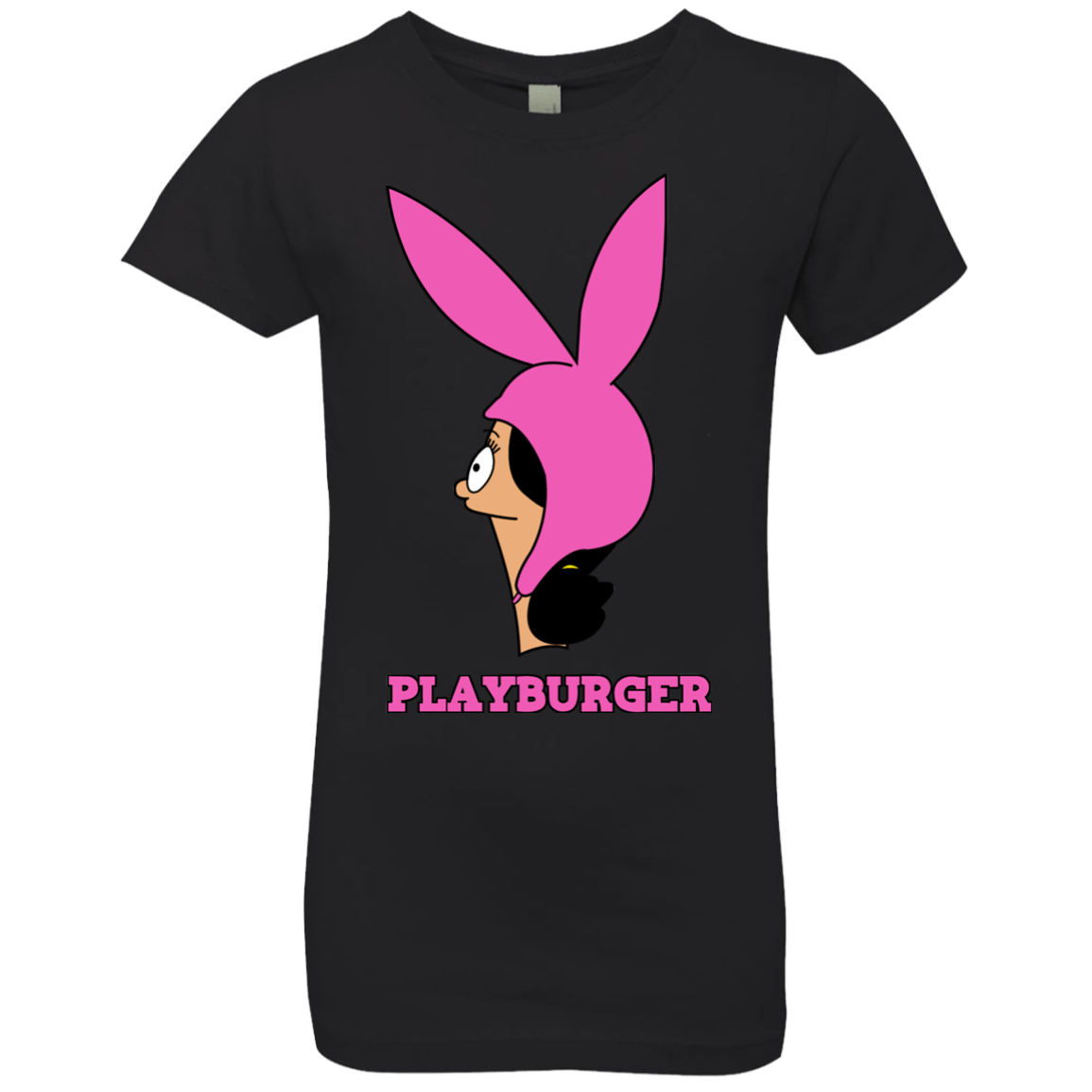 T-Shirts Black / YXS Playburger Girls Premium T-Shirt