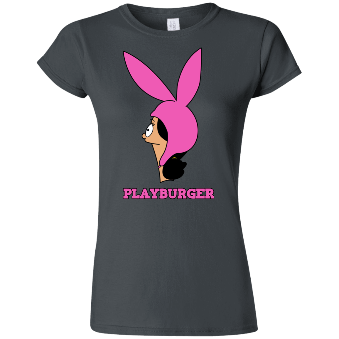 T-Shirts Charcoal / S Playburger Junior Slimmer-Fit T-Shirt