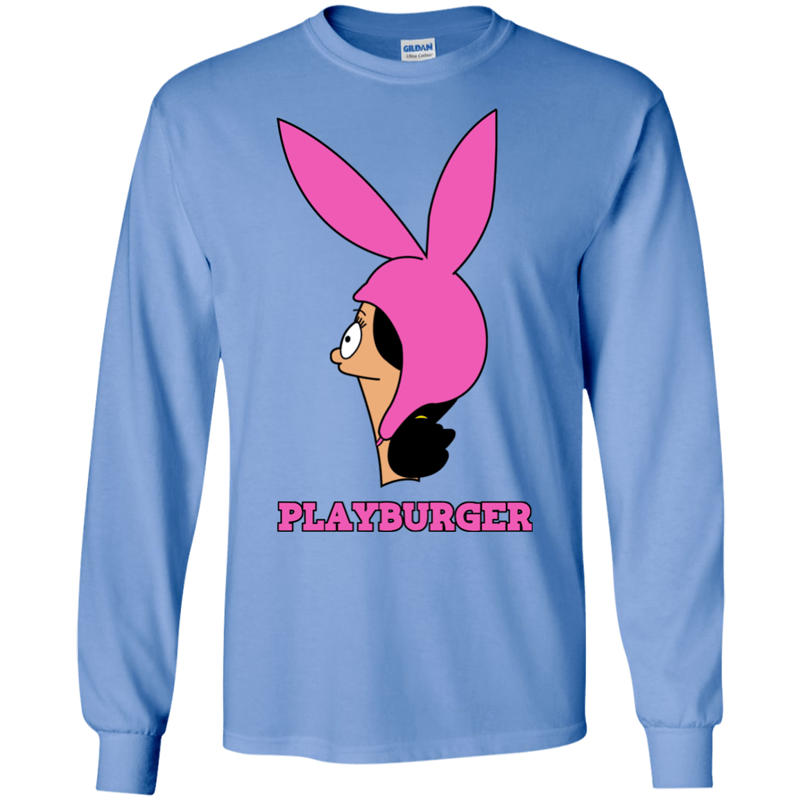 T-Shirts Carolina Blue / S Playburger Men's Long Sleeve T-Shirt