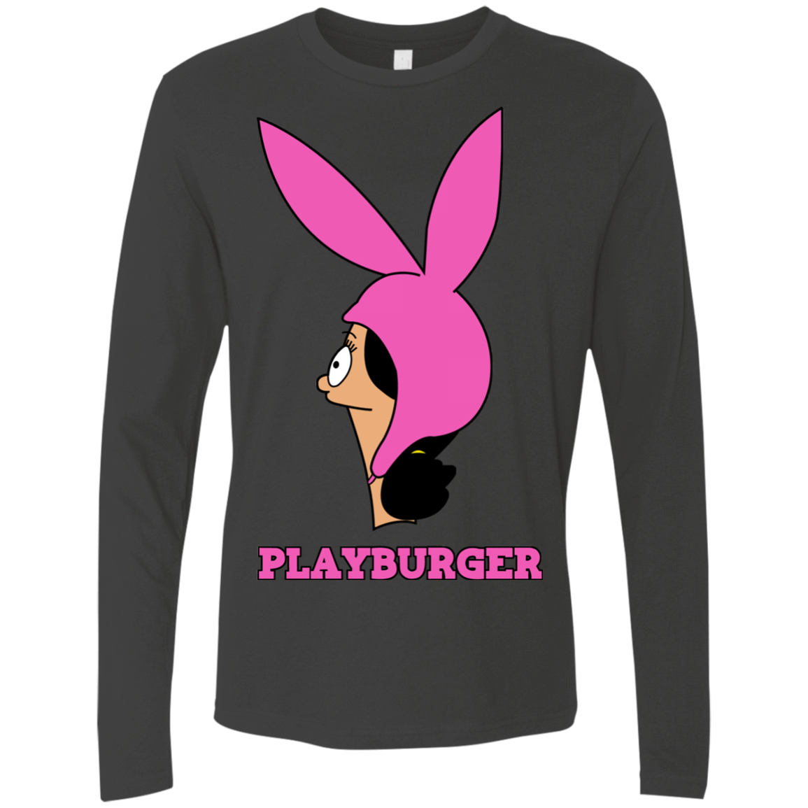 T-Shirts Heavy Metal / S Playburger Men's Premium Long Sleeve