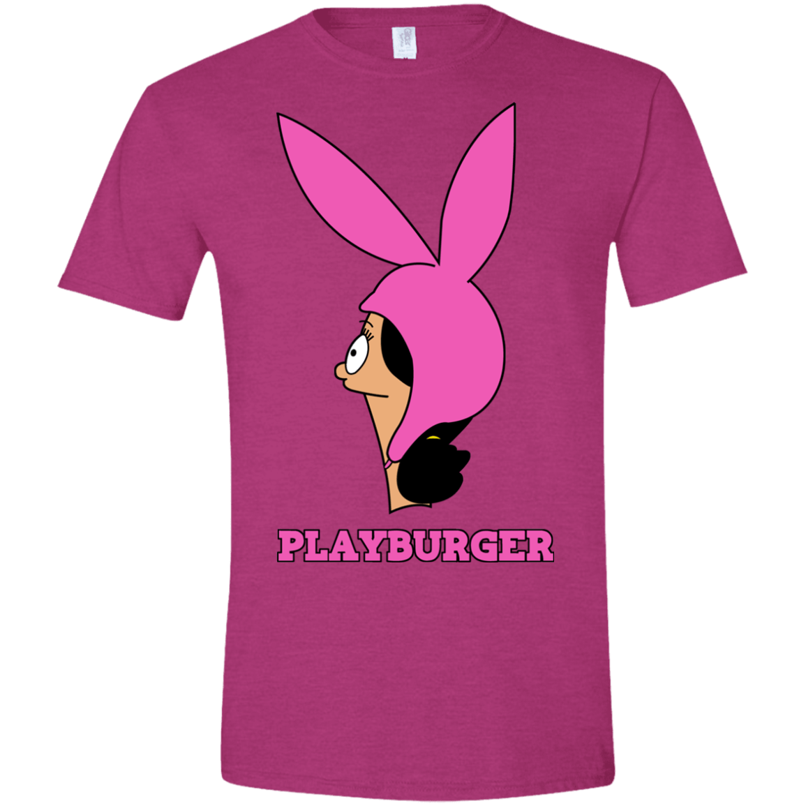 T-Shirts Antique Heliconia / S Playburger Men's Semi-Fitted Softstyle