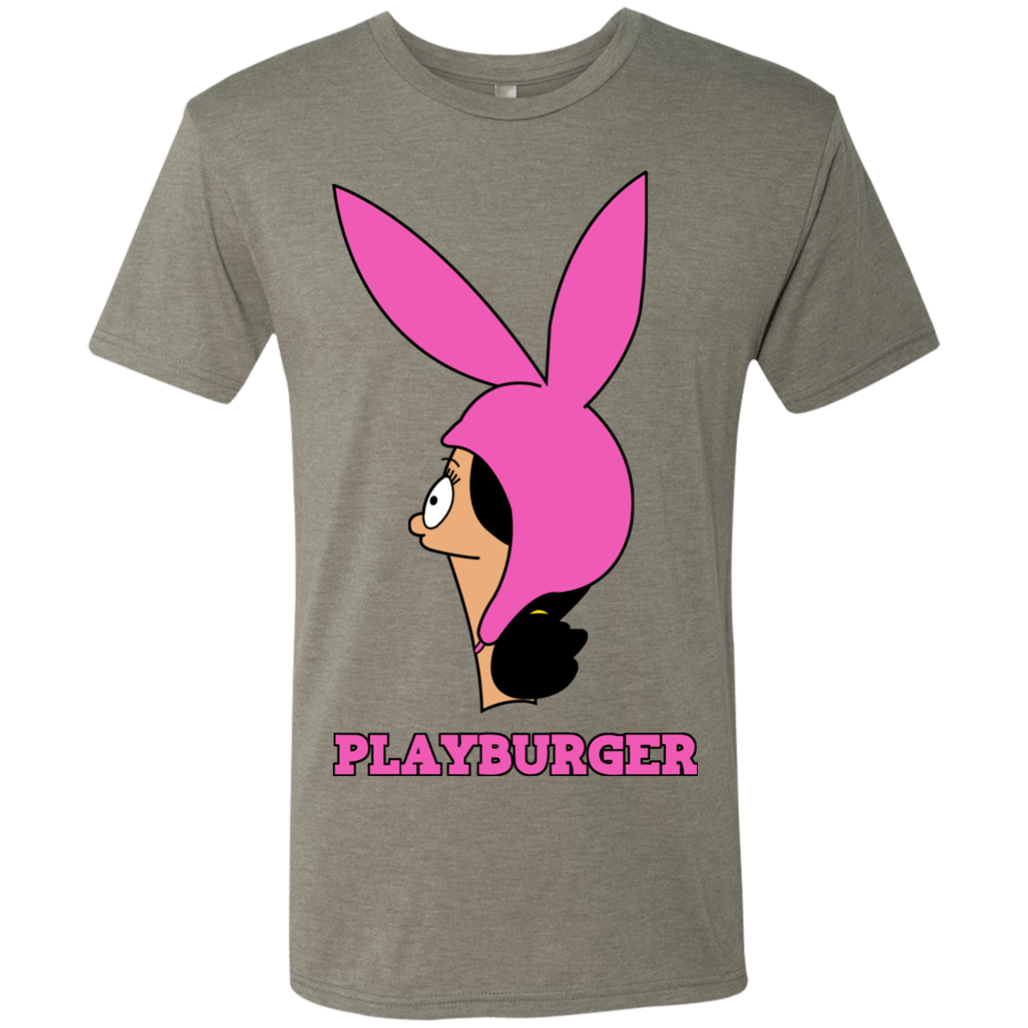 T-Shirts Venetian Grey / S Playburger Men's Triblend T-Shirt